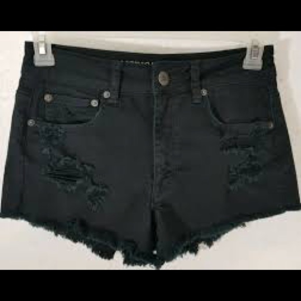 Black American Eagle Shorts